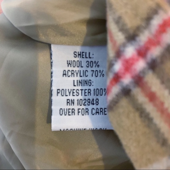 Tulle Anthropology Button Up Plaid Coat - Picture 6 of 6